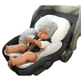 ハドソンベビー ヘッド＆ボディ サポートクッション グレー トレリス　(チャイルドシート ベビーカー インナークッショ）Hudson Baby【送料無料　沖縄・一部地域を除く】