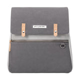 ペチュニアピックルボトム メタ マザーズ リュック グレー パール ヌバック レザーレット Petunia Pickle Bottom コントリビュート【送料無料　沖縄・一部地域を除く】