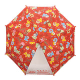 アンパンマン 手開き傘 40cm アルファベット/レッド　子供用雨傘　キッズアンブレラ 森本産業【ラッピング不可商品】【送料無料　沖縄・一部地域を除く】