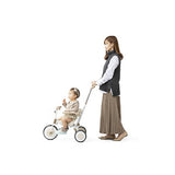 ナチュラルトライク プー＆ハニー 押手棒付き三輪車 アイデス ides【ラッピング不可商品】【送料無料 沖縄・一部地域を除く】