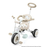 ナチュラルトライク プー＆ハニー 押手棒付き三輪車 アイデス ides【ラッピング不可商品】【送料無料 沖縄・一部地域を除く】