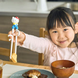 エジソンのお箸I ケース付 右手用/ハローキティ・レトロ/ホワイト ケイジェイシー