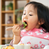 じぶんでぱくぱく フォーク＆スプーン　プチ　カバー付 テラコッタ ケイジェイシー EDISONmama【ゆうパケット送料無料】