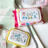 ビタットプラス いないいないばあっ！ワンワン＆うーたん パステルピンク Bitatto ウェットシートのふた【メール便送料無料】
