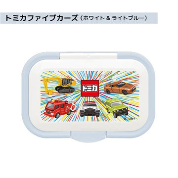 Bitattoビタット トミカ（ワンプッシュサイズ） ファイブカーズ ホワイト＆ライトブルー【メール便送料無料】