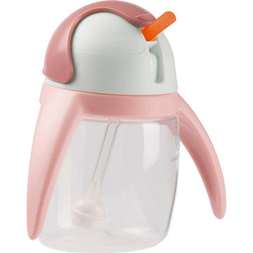 UMEE ペンギンストローカップ240ml ピンク ユーミー ストローマグ 漏れにくい トレーニングマグ オランダ デザイン【送料無料　沖縄・一部地域を除く】