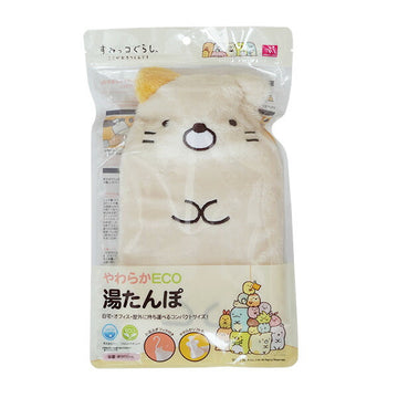 すみっコぐらし やわらかECO湯たんぽ ねこ ふわふわ エコ ゆたんぽ 安全 SG認定