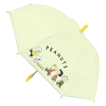 子供用晴雨兼用長傘 45cm スヌーピー フレンズ98081  セミオートろくろ ジェイズプランニング 【日傘雨傘兼用 キッズ 子ども こども 通園 通学 小学校 幼稚園】【ラッピング不可商品】【送料無料 沖縄・一部地域を除く】