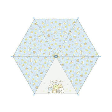 キャラクターキッズ傘40cm（セミオートろくろタイプ） すみっコぐらし　ドッグ60042　 ジェイズプランニング 子供用雨傘 キッズアンブレラ ジェイズプランニング【ラッピング不可商品】【送料無料 沖縄・一部地域を除く】