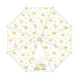 キャラクター長傘55cm（ワンタッチタイプ）すみっコぐらし フルーツ35190　雨傘 子供用 子ども用 キッズアンブレラ【ラッピング不可商品】【送料無料 沖縄・一部地域を除く】