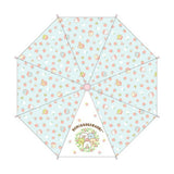 キャラクター長傘55cm（ワンタッチタイプ）すみっコぐらし ミント35191　雨傘 子供用 子ども用 キッズアンブレラ【ラッピング不可商品】【送料無料 沖縄・一部地域を除く】