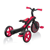 グロッバー エクスプローラー トライク 4in1 レッド GLOBBER 【三輪車 3輪車 キックバイク ベビーカー 押手棒 押し手 舵取り かじ取り サンシェード】【ラッピング不可商品】【送料無料 沖縄・一部地域を除く】
