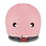 GLOBBER（グロッバー） LEDライト付きヘルメット/45-51cm パステルピンク【キッズヘルメット　子ども用　キックバイク　自転車】【送料無料　沖縄・一部地域を除く】