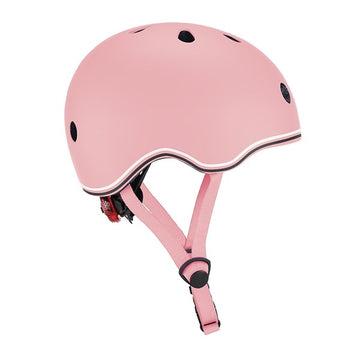GLOBBER（グロッバー） LEDライト付きヘルメット/45-51cm パステルピンク【キッズヘルメット　子ども用　キックバイク　自転車】【送料無料　沖縄・一部地域を除く】