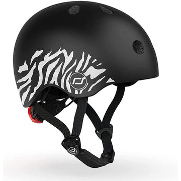 スクート＆ライド ヘルメットXXS ゼブラ SCOOT＆RIDE　スクートアンドライド キッズヘルメット【送料無料　沖縄・一部地域を除く】