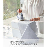 山崎実業 アイロン掛けできる 蓋付き アイロン収納ケース ホワイト5457 タワー TOWER【送料無料　沖縄・一部地域を除く】