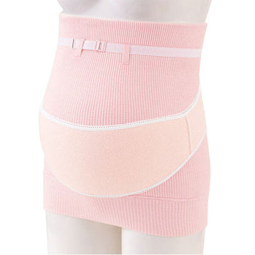 犬印 妊婦帯　しあわせ 　 HB-8035　ピンク　LL