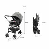 Joie ベビーカースマバギ４WD クロム Sma Baggi ジョイー カトージ ハイシート両対面ベビーカー【ラッピング不可商品】【送料無料 沖縄・一部地域を除く】