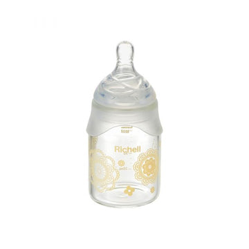 リッチェル おうちミルクボトル 100ml　哺乳瓶　ほ乳瓶【送料無料　沖縄・一部地域を除く】