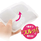 リッチェル わけわけフリージング ブロックトレー 80 4セット（80mL×4ブロック　4セット入）Richell 離乳食 冷凍 保存容器 ケース レンジ対応