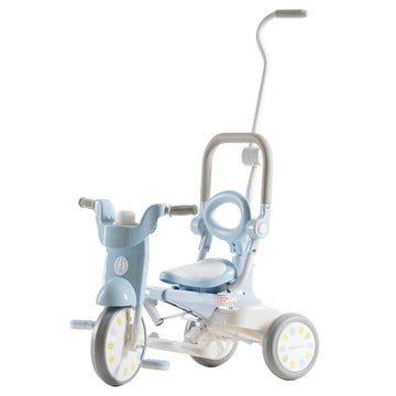 iimo 三輪車 #02 マカロンブルー イーモトライシクルナンバー02 折りたたみ式三輪車【ラッピング不可商品】【送料無料 沖縄・一部地域を除く】