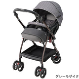 アップリカ オプティアクッション プレミアム グレーモザイクGR【P/N】【3年保証対象品】【送料無料　沖縄・一部地域を除く】