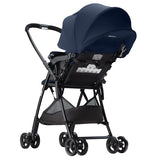 アップリカ カルーンエアー メッシュ コンフェッティ ネイビー（NV） 両対面ベビーカー ハイシート51cm 最軽量3.9kg【3年保証対象品】【送料無料 沖縄・一部地域を除く】【ラッピング不可商品】