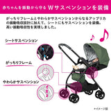アップリカ ルンルンAB グリーン(GN)【P/N】【3年保証対象品】【送料無料　沖縄・一部地域を除く】【ラッピング不可商品】