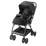【シートマットプレゼント】アップリカ オプティア クッション グレイス オニキスブラック BK【P/N】【3年保証対象品 ベビーカー オート4輪 A形 A型 1カ月 両対面 ハイシート 振動吸収設計  ワンタッチ開閉 自立】【送料無料　沖縄・一部地域を除く】【ラッピング不可商品】