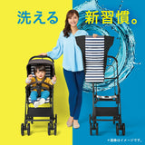 【数量限定グリップカバープレゼント】コンビ アクビィ JM エレガンテネイビー（NB） Acbee 背面式軽量B型ベビーカー【P/N】【3年保証対象品】【送料無料　沖縄・一部地域を除く】