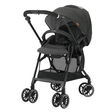 コンビ スゴカルα compact エッグショック AW ノーブルグレー（GL） メッシュ エアスルーシート オート4キャス ハイシート55cm 大きなサンシェード【P/N】【送料無料 沖縄・一部地域を除く】