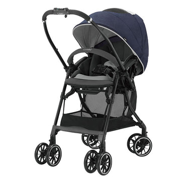 コンビ スゴカルα Light エッグショック AX フェザーネイビー（NB） ライトモデル ベビーカー スゴカルアルファ 軽量4.8kg メッシュ エアスルーシート オート4キャス ハイシート55cm 大きなサンシェードα【3年保証対象品】【送料無料　沖縄・一部地域を除く】