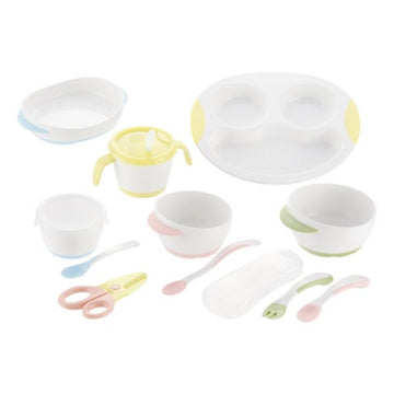 リッチェル 離乳食 食器セット トライ ステップアップできたね!お食事セット TLI ベビー食器セット 赤ちゃん 出産祝い【送料無料 沖縄・一部地域を除く】