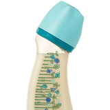 ドクターベッタ哺乳びん ブレイン広口 WS4-240ml Flower ブルー PPSU製 Doctor Betta ほ乳びん ほ乳瓶 哺乳瓶 【送料無料 沖縄・一部地域を除く】