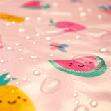 ビベッタ ワイプイージー カバーオール 長袖ビブ ピンク ヤミートリート Bibetta コントリビュート 防水 離乳食 エプロン お食事 長袖 ビブ スリーブ付き【メール便送料無料】
