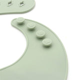 アンパサンド シリコンビブL143012 ミント Ampersand 【お食事エプロン 赤ちゃん ベビー用】